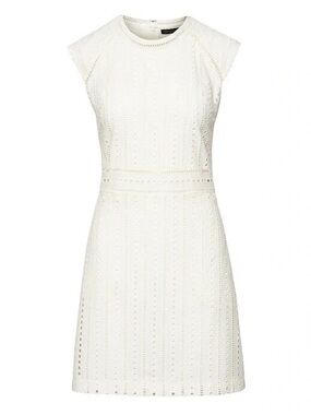 Banana Republic White Eyelet Mini Dress